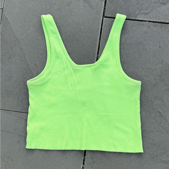 Forever 21‎ Green Crop Top with Pepsi Logo Size Small - Picture 2 of 3